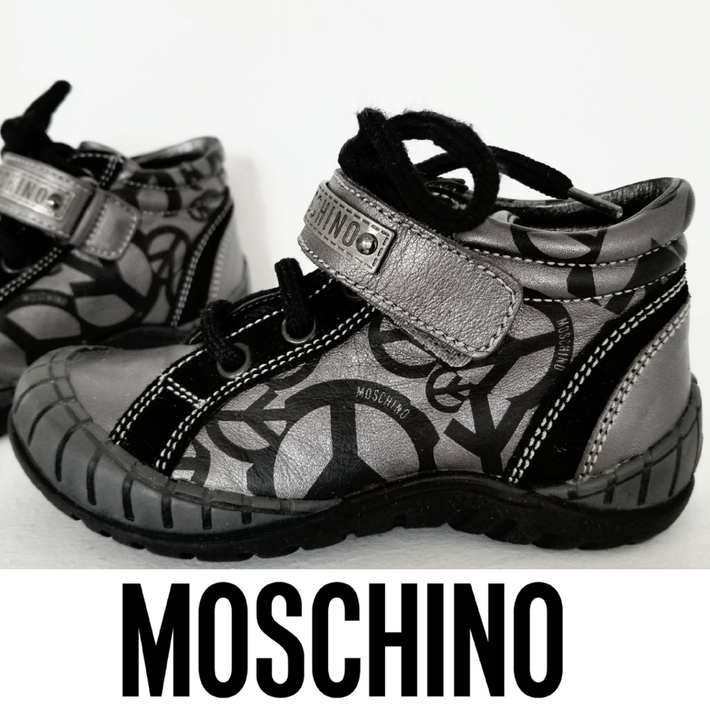 MOSCHINO Trendy Toddler Sneaker Booties